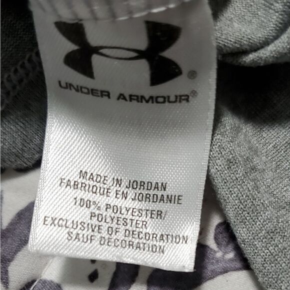 Under Armour Heat Gear Gray Long Sleeve T-Shirt - Picture 5 of 6